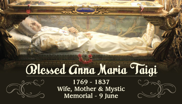 Blessed Anna Maria Taigi Prayer Card